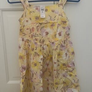 GAP Kids Yellow Floral Dress